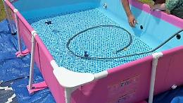 Ai domiciliari ma in terrazzo a montare la piscina: 41enne arrestato per evasione a Catania