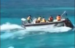 Battaglia a colpi di remi tra marinai filippini e militari della guardia costiera cinese: il video fa il giro del web