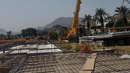 Lavori al Foro Italico di Palermo, al via la copertura della vasca: il prato torna verso la riapertura