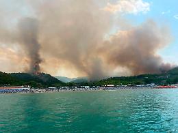 Fiamme fino al mare sul Gargano: turisti evacuati dalla guardia costiera tra Peschici e Vieste