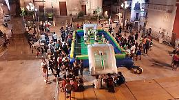 Il calcio balilla umano a Giarratana nei giorni della festa della Patrona