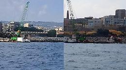 Spiaggia del Caito, una gru per rimuovere le barche affondate. Salmastra: &laquo;Il 4 agosto escursione piratesca per la costa off limits&raquo;