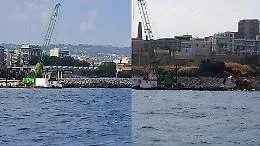 Spiaggia del Caito, una gru per rimuovere le barche affondate. Salmastra: &laquo;Il 4 agosto escursione piratesca per la costa off limits&raquo;