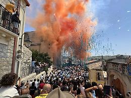 Madonna della neve a Giarratana, uno spettacolo di colori