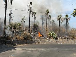 Catania, un altro incendio in 24 ore fra le vie Macaluso e Velletri 