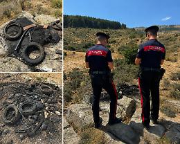 Incendiano rifiuti pericolosi nel Parco delle Madonie: denunciati due uomini a Piano dell&rsquo;Ago