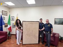 Nicosia, la mappa storica era finita in uno studio privato: blitz della Guardia di finanza, denunciato professionista