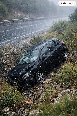 Incidente stradale sulla Modica-Pozzallo, auto finisce nella scarpata