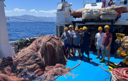Termini Imerese, recuperata una rete fantasma di quattro tonnellate: &laquo;Danni alla fauna e agli habitat marini&raquo;

