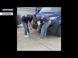 Targhe false e veicoli rubati in un deposito a San Cristoforo: sequestri e due denunce