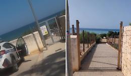 Il mare torna libero: ad Alcamo Marina rimosso in 24 ore un cancello abusivo