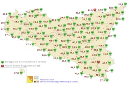 A Lentini toccati i  45,9&deg;C: &egrave; stata la citt&agrave; pi&ugrave; calda della Sicilia