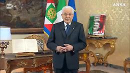 Mattarella: &laquo;Ripugnante chi nega la pace perch&eacute; si sente pi&ugrave; forte&raquo;
