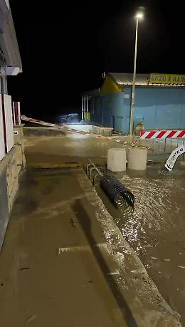 Il maltempo sta colpendo con pesantezza anche la Marinella di Montalbano