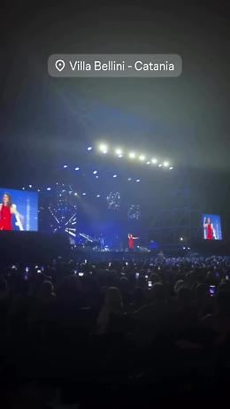 Giorgia immensa alla Villa Bellini: la regina della voce accende Catania con un concerto leggendario
