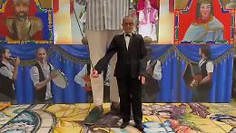 Antonio Cadili e il "paladino" Carlo Conti