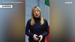 L'appello di Meloni al Parlamento: &laquo;Approvi velocemente il disegno di legge sull'immigrazione, blocco navale &egrave; promessa mantenuta&raquo;

