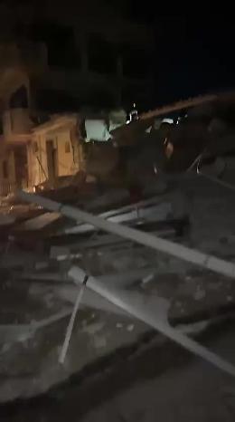 Rientrato l'allarme a Licata: nessuno sotto le macerie della palazzina crollata