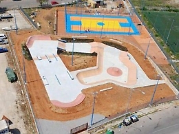 A Bonagia con i campi di basket e volley anche uno skatepark