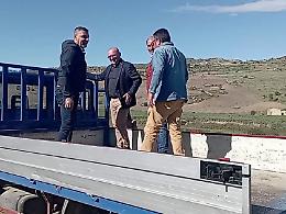 Caltagirone, sopralluogo dell'Esa sulla Sp 194 