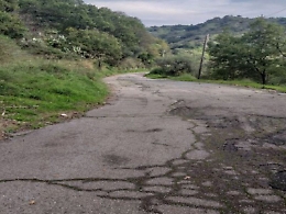 Taormina, strade dissestate a Chianchitta