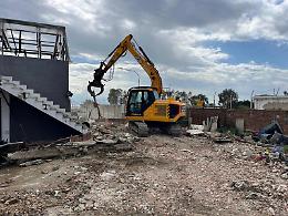Demolita anche l&rsquo;ultima baracca, via Quinto Ennio &egrave; stata liberata
