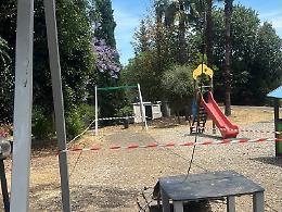 Parco Mendes, tranciata la &ldquo;zipline&rdquo; dei bambini