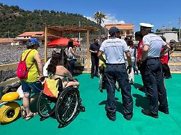 Inaugurato a S. Tecla il solarium comunale accessibile ai disabili