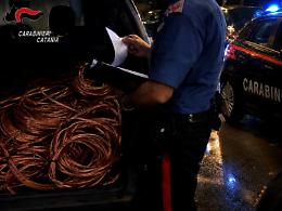 In auto con 7 kg di rame nel bagagliaio: 30enne denunciato