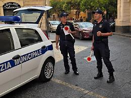 A Bronte presidio fisso di polizia locale nelle piazze del centro