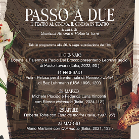 Agrigento - Teatro Pirandello  - Passo a due: dove il palco incontra lo schermo
