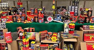 Palermo, sequestrati 1.020.000 addobbi &laquo;made in italy&raquo; falsi e 44.448 artifici pirotecnici pericolosi