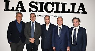La sfida del quotidiano La Sicilia nel panorama dell'informazione, Schifani: "Grazie a Palella e alla redazione"