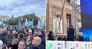 I S&igrave; Ponte a Messina sono circa un migliaio. &laquo;Questo progetto non finir&agrave; come il referendum, i cittadini lo vogliono&raquo;