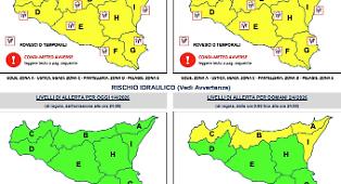 Maltempo: allerta gialla in Sicilia