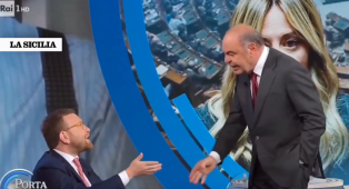 Vespa sbotta contro Provenzano in studio: &laquo;Non glielo consento!&raquo;. E il botta e risposta diventa un caso