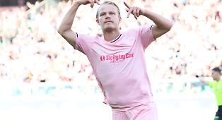 Pohjanpalo show, il Palermo stende il Cesena e torna a sognare