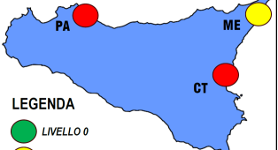 Meteo: domani ancora bollino rosso per Catania e Palermo, meglio Messina