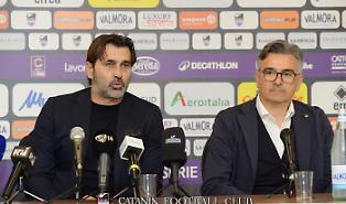 Il tecnico Viali e il ds Pastore 