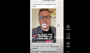 Giorgia Meloni infuriata scrive a mezzanotte a La Vardera: &laquo;Che modo vergognoso di fare politica...&raquo;