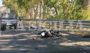 Catania, incidente mortale sulla statale 114 all'altezza del "Torero": auto contro scooter, deceduto il centauro