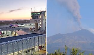 L'Etna in eruzione blocca i voli in arrivo nell'aeroporto di Catania: treni straordinari da Palermo