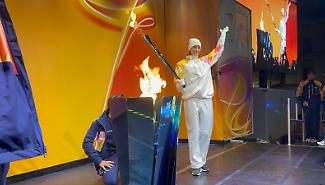 La Fiamma Olimpica nella Capitale italiana della Cultura