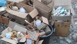 In un'abitazione a Messina un laboratorio clandestino di fuochi d'artificio: sequestrati 180 chili