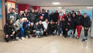 I tifosi del Messina nel reparto di pediatria del Policlinico