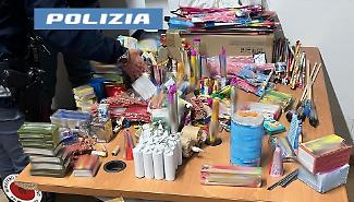 "Botti" sicuri a Catania: da via della Concordia al viale Mario Rapisardi sequestrati 26,5 chili di fuochi d'artificio illegali