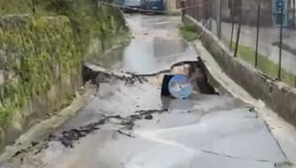 Maltempo nel Palermitano, strade franate e cittadini sfollati