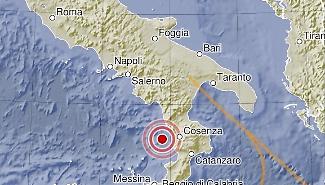 Forte scossa di terremoto in Calabria avvertito anche in Sicilia: stimata magnitudo 6.1