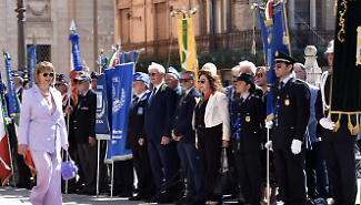 Ragusa, celebrati gli 80 anni della Repubblica in piazza San Giovanni