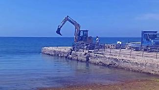 Marina di Modica, al via il ripristino del moletto